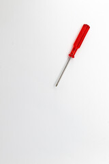 screwdriver on white background