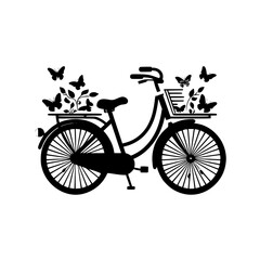 Obraz premium Bicycle SVG, Bike SVG, Bicycle Cut File, Bike Cut File, Bicycle Vector, Bike Vector, Bicycle Clipart, Bike Clipart, Cricut, Png, Silhouette, Mountain Bike Svg bundle, svg files for cricut, digital dow