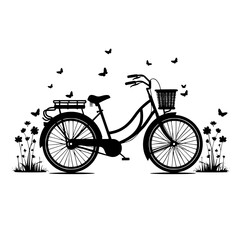 Obraz premium Bicycle SVG, Bike SVG, Bicycle Cut File, Bike Cut File, Bicycle Vector, Bike Vector, Bicycle Clipart, Bike Clipart, Cricut, Png, Silhouette, Mountain Bike Svg bundle, svg files for cricut, digital dow