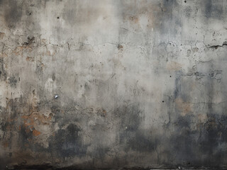 Grunge dark gray background with weathered concrete wall and black drips - obrazy, fototapety, plakaty