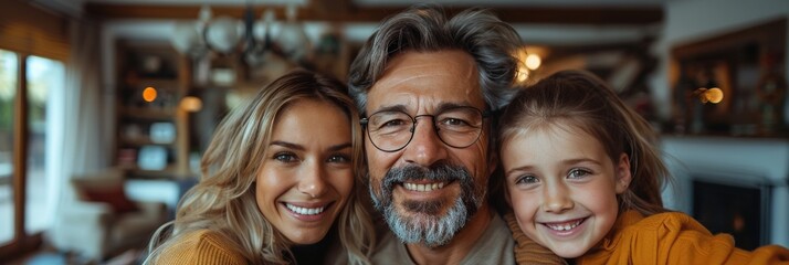 Selfie time: A multigenerational family gathers for a snapshot.