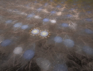 Imaginatory fractal abstract background Image