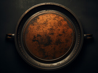 Old metal pan showcases nuanced tonality