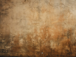 Fototapeta na wymiar Old walls exhibit textured brown hue