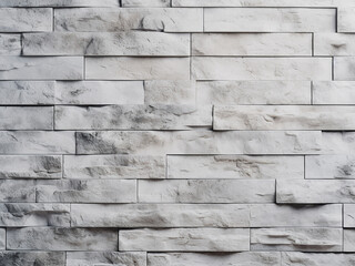 Fototapeta premium White bricks formed by concrete blocks, serving as background or texture material