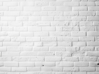 Background or texture can be achieved with a white brick wall