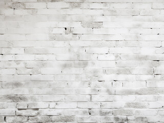 Texture background features white brick wall pattern