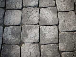 Cement texture provides the background scenery at the park