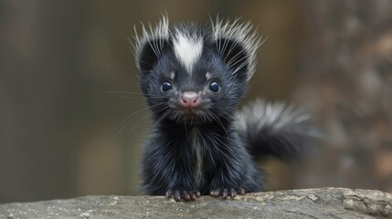 Small Animal Sitting on Top of White Surface