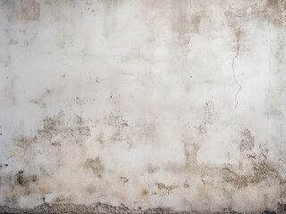 Textured white wall, aged and dirty, forms the backdrop