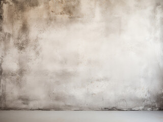 The background features an aged, dirty white wall texture - obrazy, fototapety, plakaty