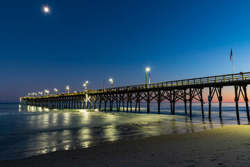 Obraz premium pier at night
