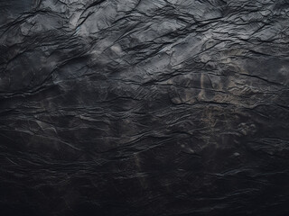 Dark black grunge textured background in close-up view - obrazy, fototapety, plakaty
