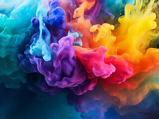 Fototapeta premium Vivid abstract backdrop, offering flexibility for your project's content