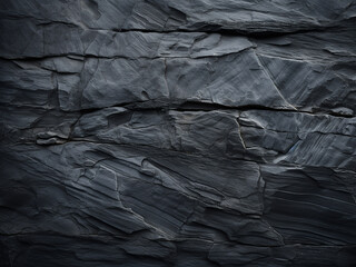 Dark grey and black slate texture offers backdrop options - obrazy, fototapety, plakaty