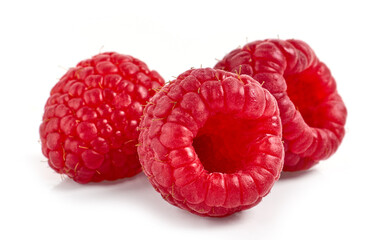 fresh ripe raspberries - 781610724