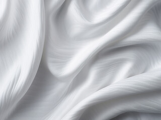 Obraz premium White fabric texture forms the backdrop