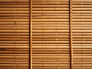 Texture of Japanese bamboo plate mat, seamless and detailed