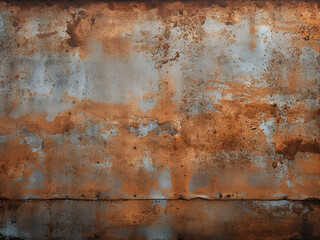 Detailed solar old background exhibits a rusty metal texture