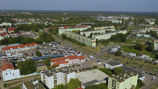 Beautiful Landscape Apartment Konskie Krajobraz Bloki Aerial View Poland