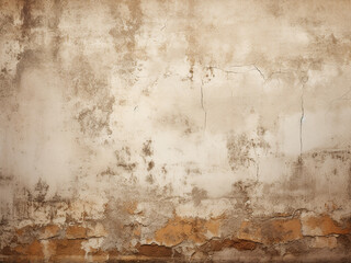 High-textured stucco wall depicted in a grunge-style image - obrazy, fototapety, plakaty