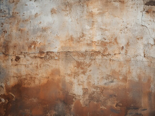 Texture background of old metal wall, marked with scratches and cracks