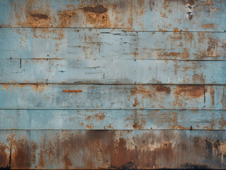 Grunge texture of weathered zinc panels, perfect for vintage backgrounds