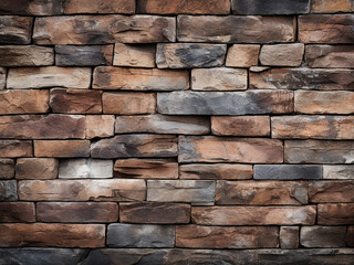 Obraz premium Weathered sandstone brick wall, perfect for textures