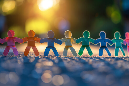 pride and love rainbow background