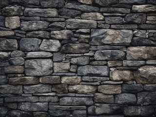 Aged stone wall photo suitable for background