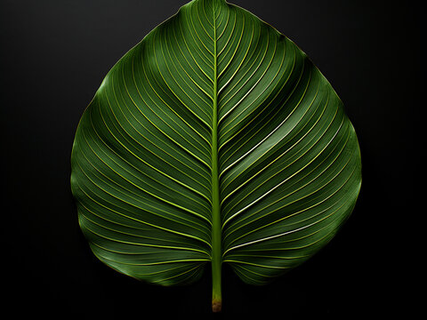 In Thailand, a pipal leaf model is crafted for worship rituals