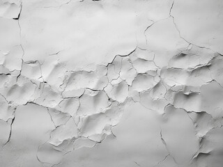 Monochrome design background highlights texture of white stone decorative plaster or concrete wall - obrazy, fototapety, plakaty