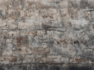 Textured old cemented wall forms part of house facade - obrazy, fototapety, plakaty
