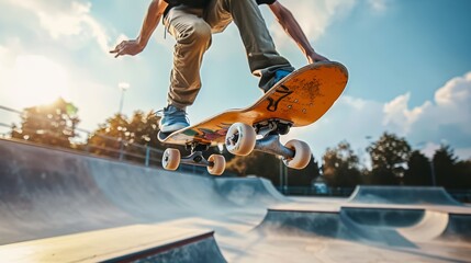 skater on a skateboard - Powered by Adobe
