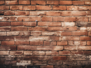 Fototapeta premium Background texture featuring vintage brick wall, adding character