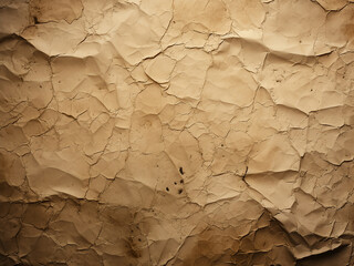 Close-up shot of vintage aged paper, revealing its original texture and character