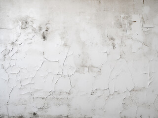 Background texture features scratches and cracks on a white concrete wall