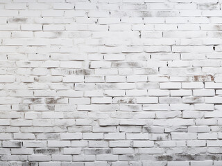 Vintage white brick wall providing texture and background