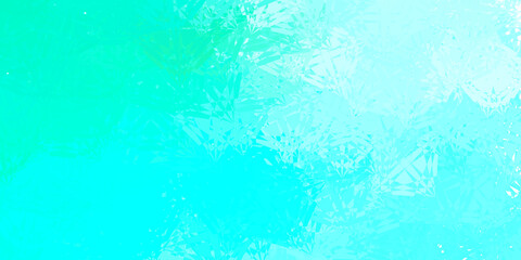 Light Green vector background with polygonal forms.