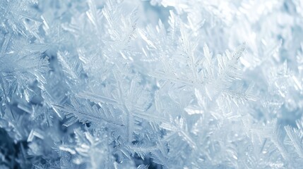 Fototapeta premium Background of ice crystals. AI generative.