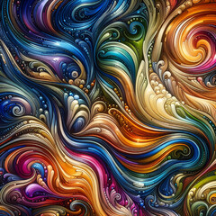 Fractal designs, complex, intricate and mesmerizing.