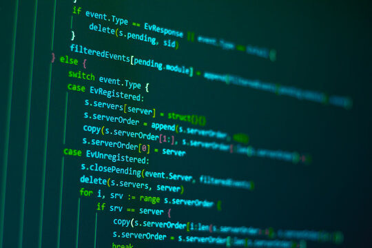 Backend coding with go and java. Can be used as background and banner.