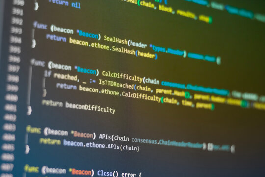 Backend coding with go and java. Can be used as background and banner.
