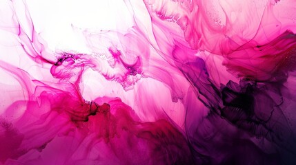 Fototapeta na wymiar Pink and purple fluid swirl