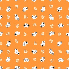 Medicine cartoon teeth seamless health dentist pattern for kids and doctors accessories and fabrics