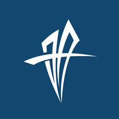 v letter logo modern creative design