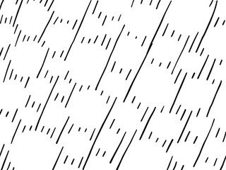 Monochrome freehand crosshatch pattern. Doodle hatch ink hand drawn texture. Vector illustration