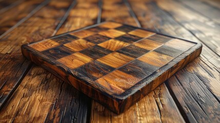 Playing board with checkers  isolated on white - obrazy, fototapety, plakaty