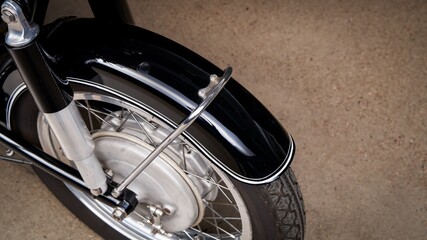 Motorcycle front fender