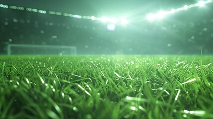 Abstract football or soccer backgrounds set in the stadium.